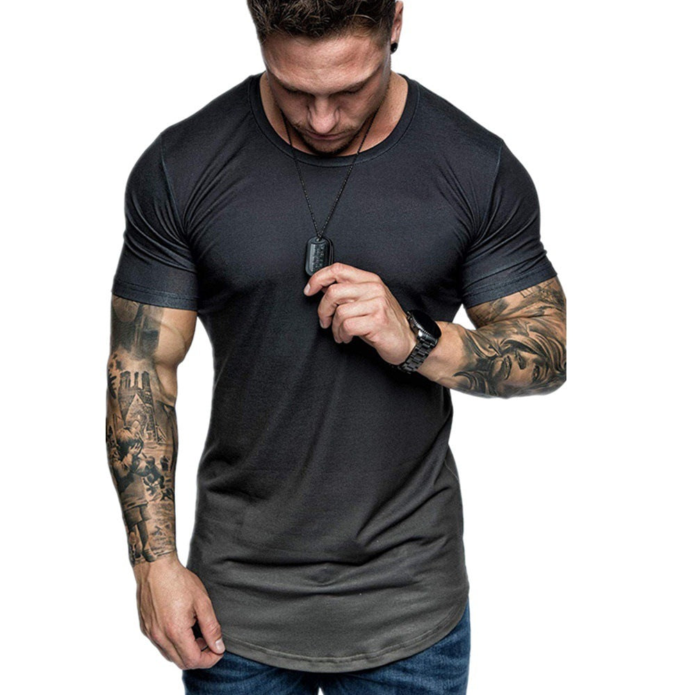 Gradient Round Neck T-shirt