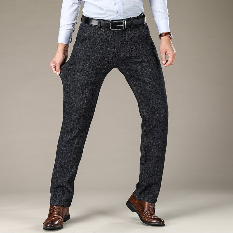 Stretch Slim Sanded Casual Pants