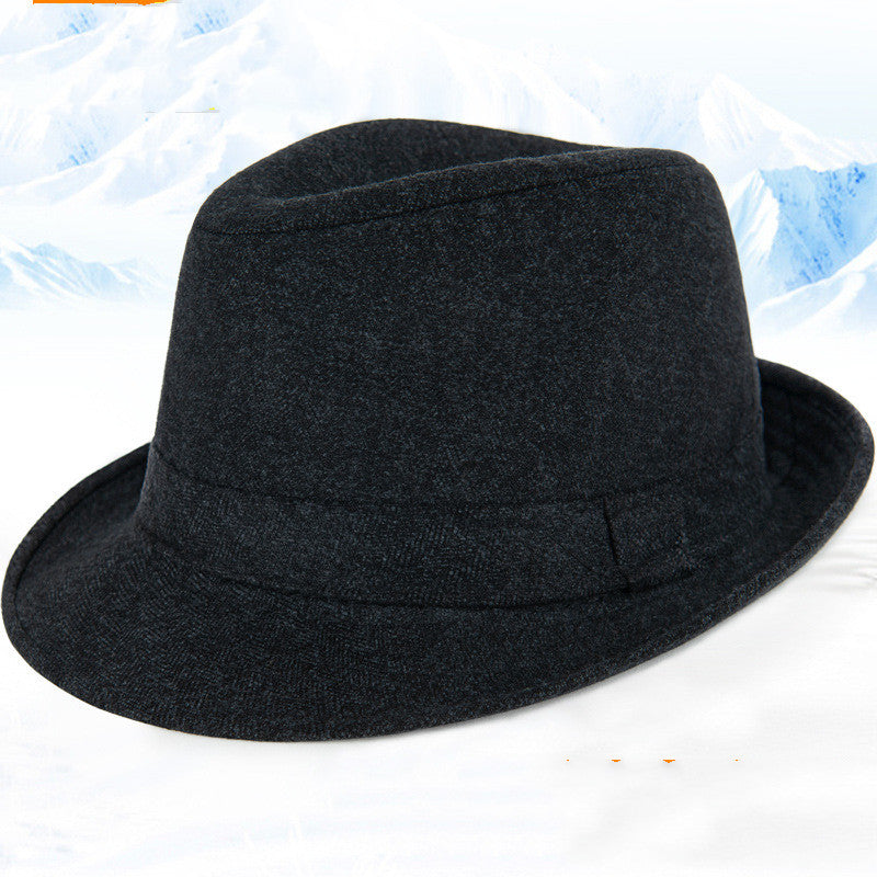 Autumn And Winter Woolen Fedora Hats