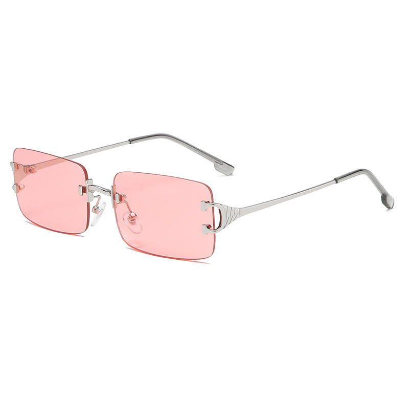 Retro Rimless Cut-Edge Sunglasses For Men And Women