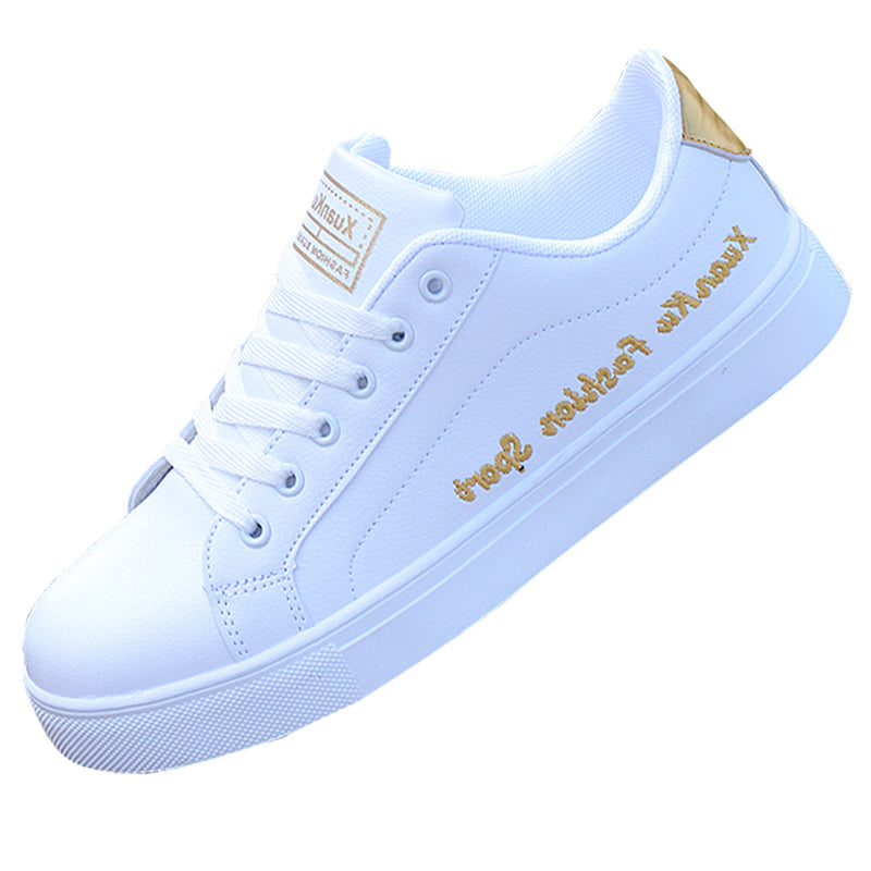 White Trendy Sports Casual Shoes