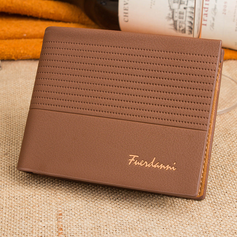 Casual Embossed Thin Wallet