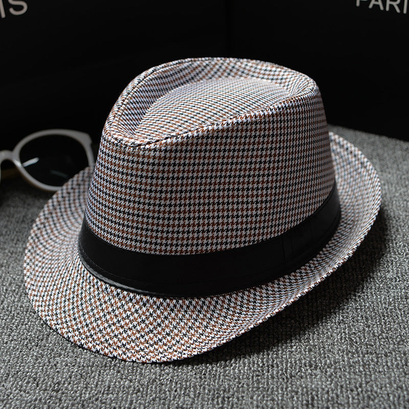 Houndstooth Fedora Hats