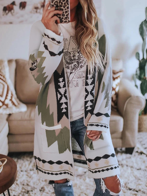 Fashion Winter Vintage Tribal Knitted Cardigan