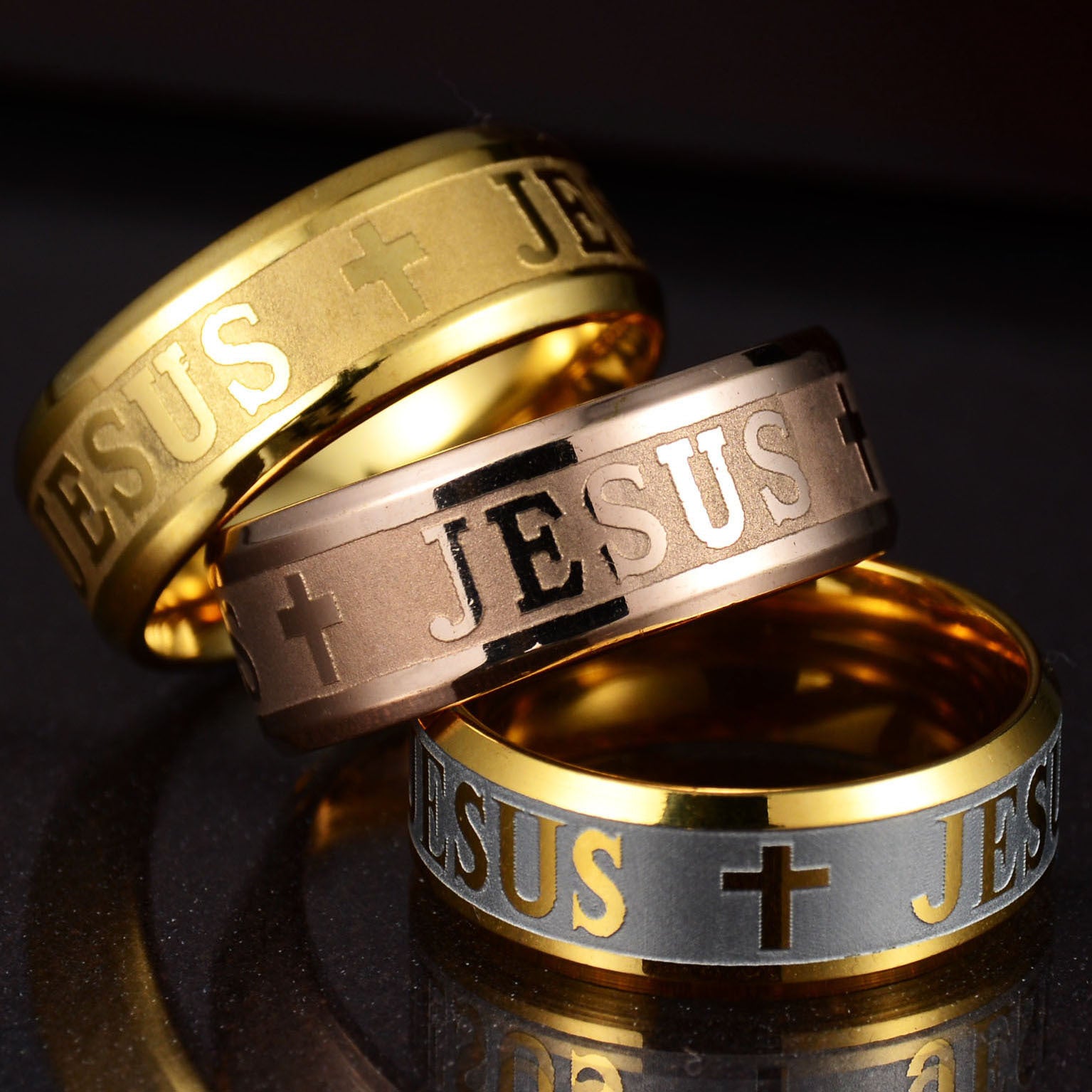 Jesus Stainless Steel Ring