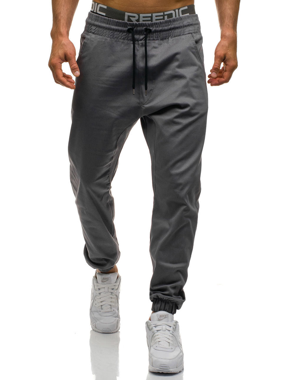 Solid Drawstring Hip Hop Harem Joggers