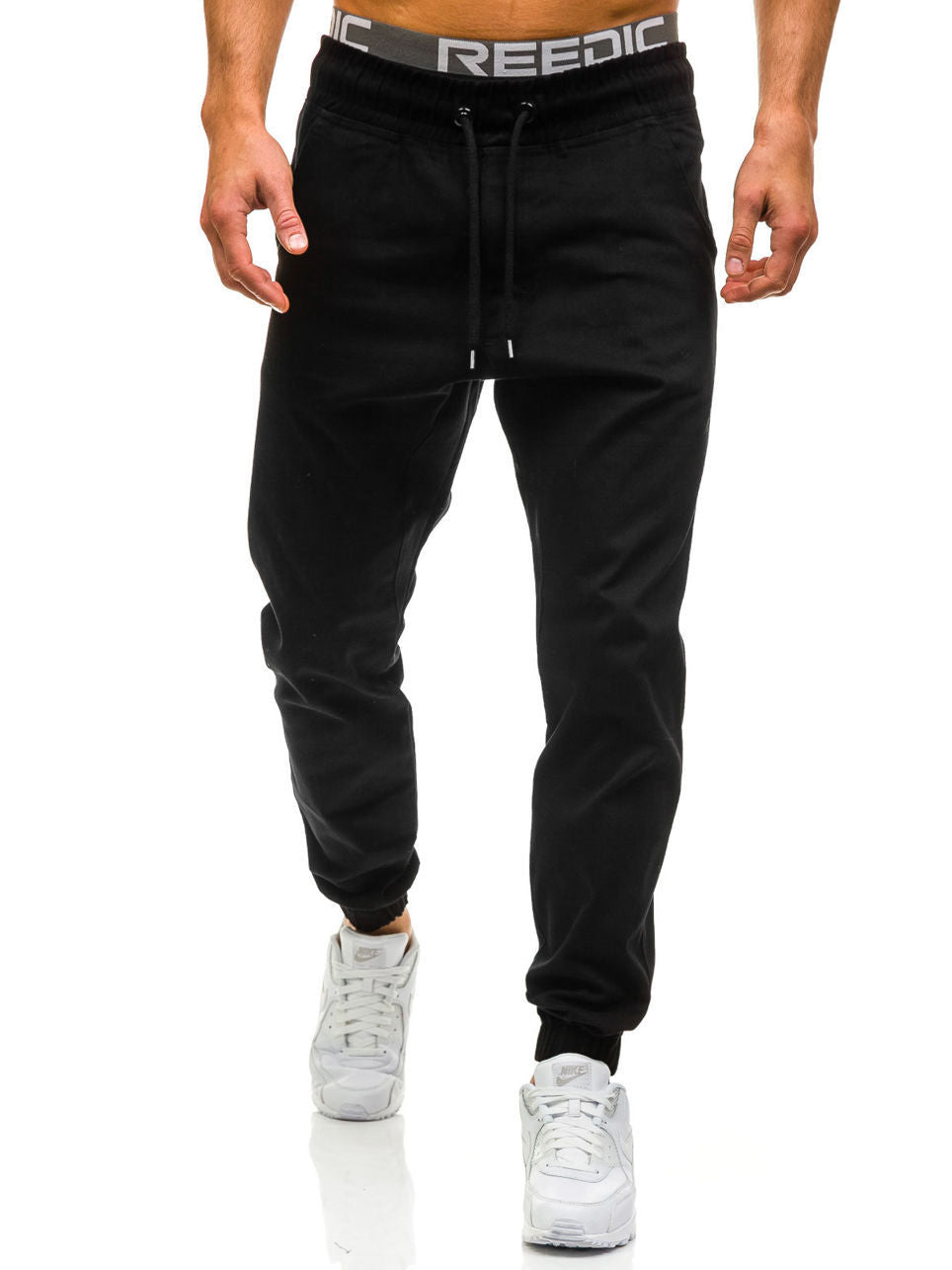 Solid Drawstring Hip Hop Harem Joggers