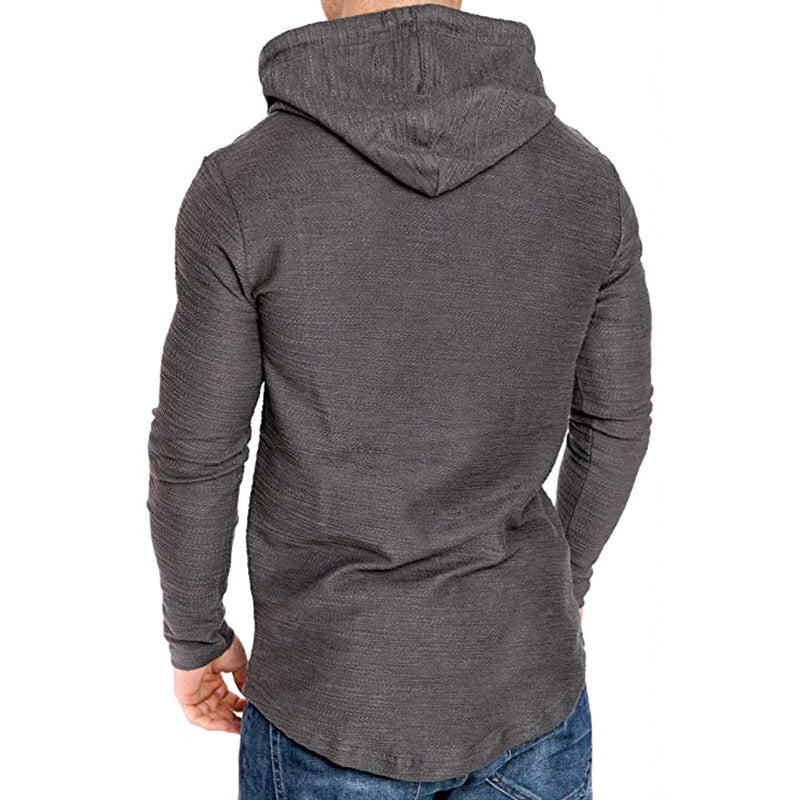 Hoodie Sweatshirt Casual Long Sleeve Slim Tops Gym
