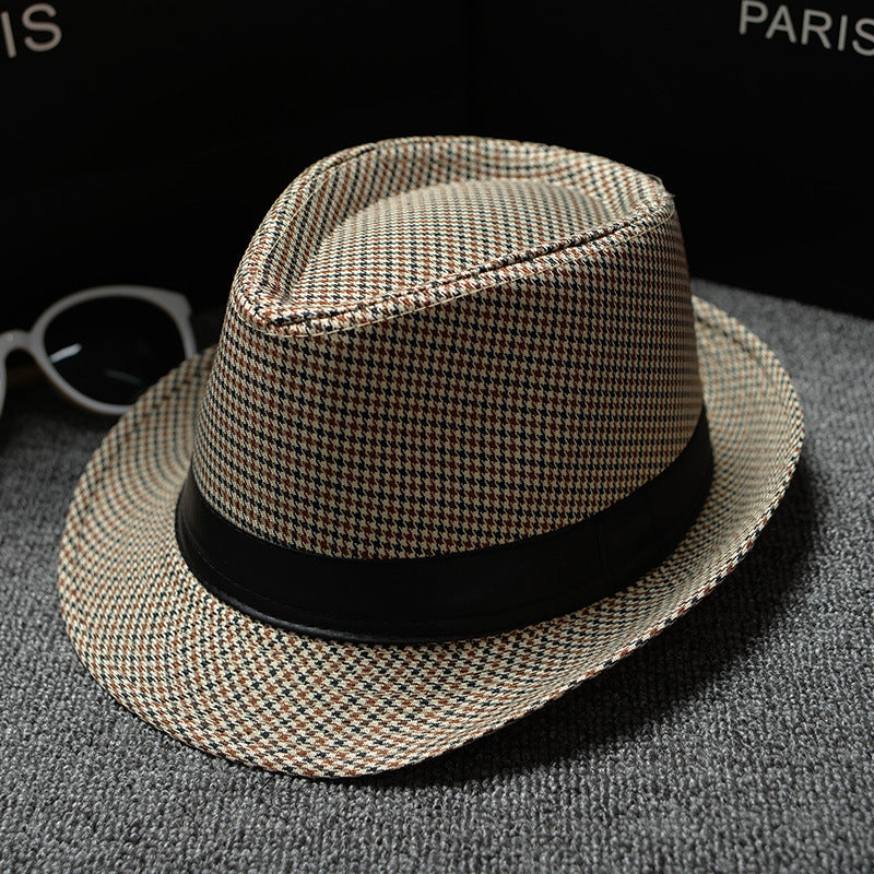 Houndstooth Fedora Hats