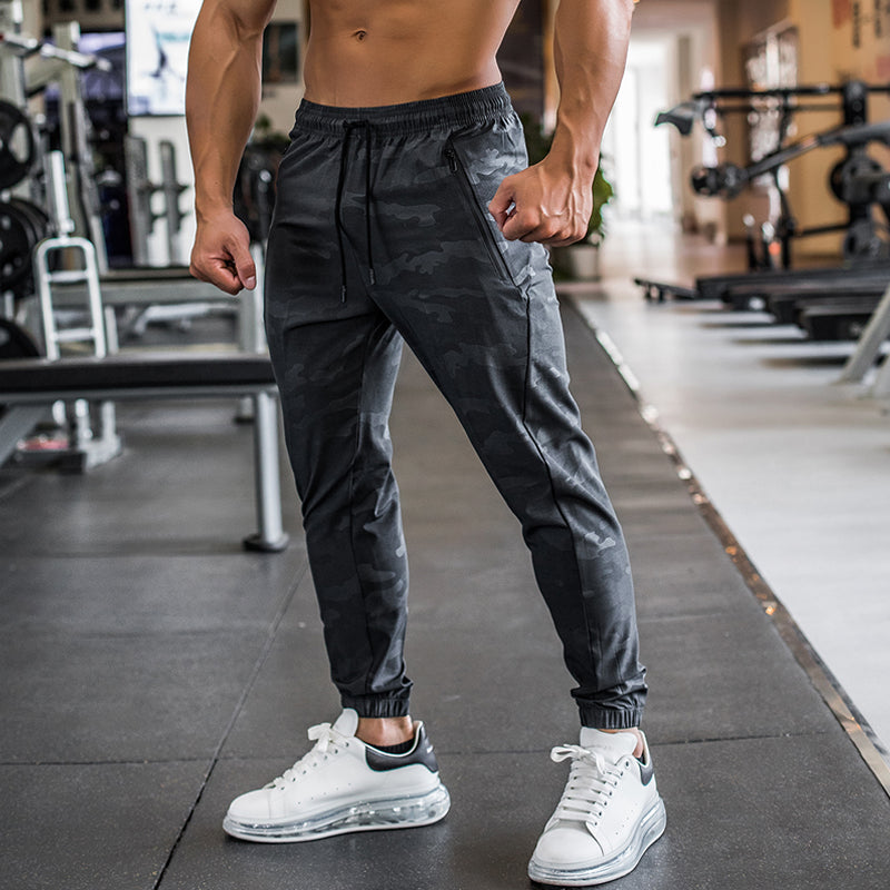 Thin Stretch Breathable Camo Sweatpants