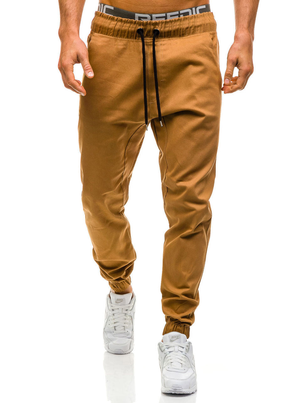 Solid Drawstring Hip Hop Harem Joggers