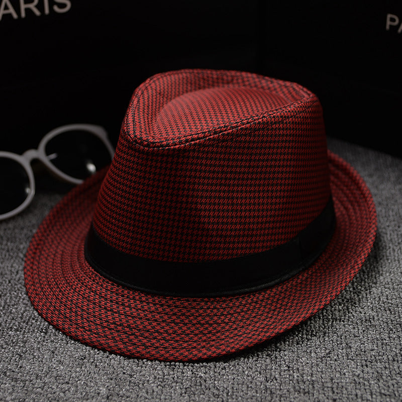 Houndstooth Fedora Hats