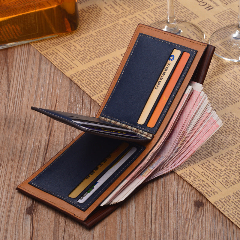 Casual Embossed Thin Wallet