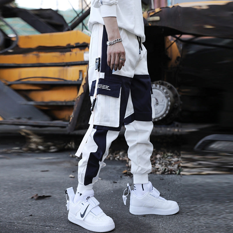 Trendy All-match Loose White Pants