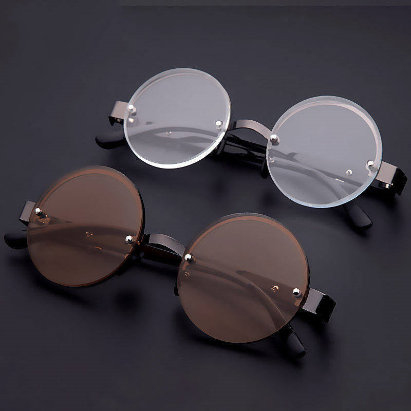 Men's Fashion Hd Glass Crystal Sunglasses