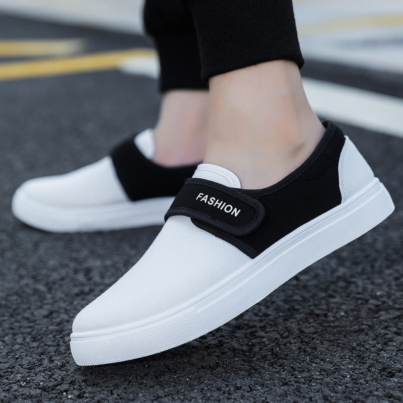 Canvas Flat Velcro Sneakers