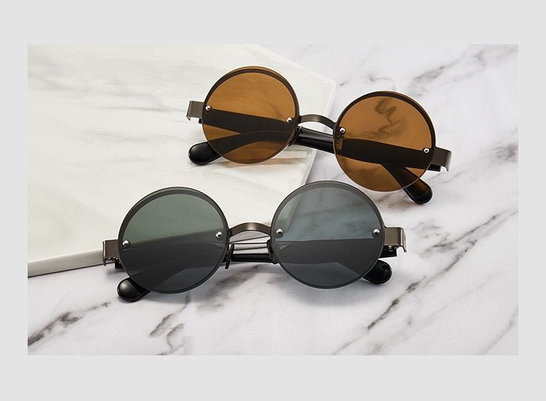 Men's Fashion Hd Glass Crystal Sunglasses