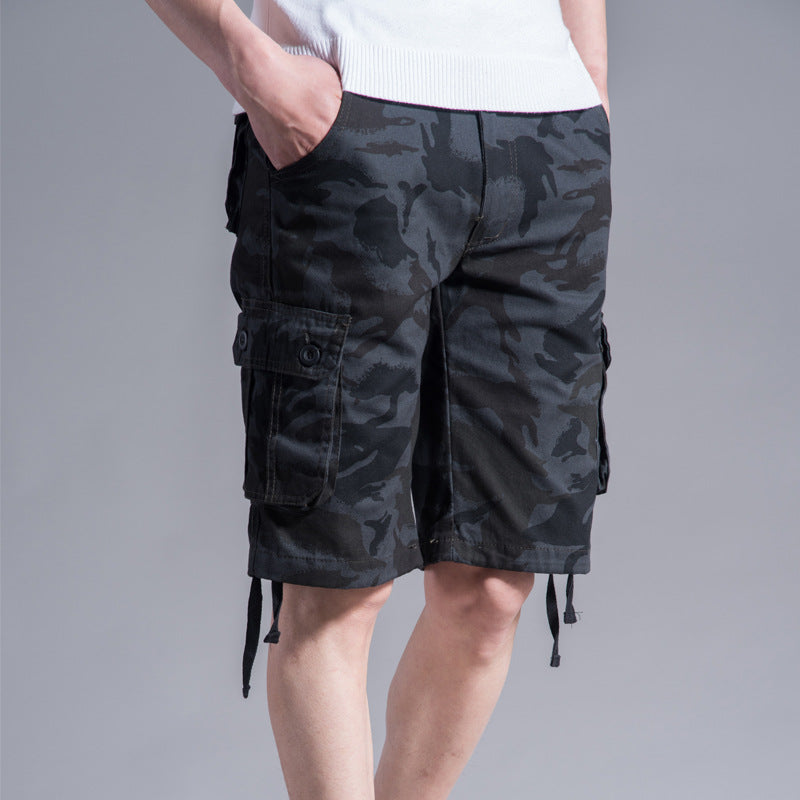 Camo Army Multi-Pocket Shorts