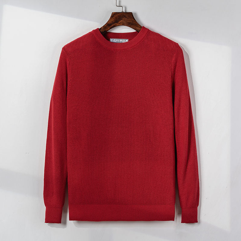 Mens bottoming shirt knitted sweater pullover Autumn
